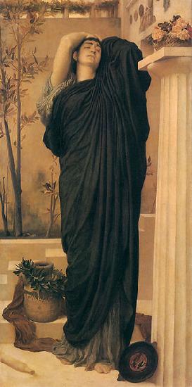 Lord Frederic Leighton Electra at the Tomb of Agamemnon